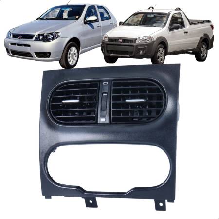 Moldura Central Do Painel Palio Siena Strada Fiat 100249362