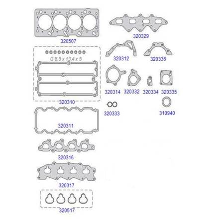 Junta Do Motor Escort 2.0 16V Zetec Taranto 320500