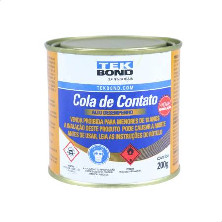 Cola Sapateiro Adesivo De Contato 200G Tekbond 24301000190