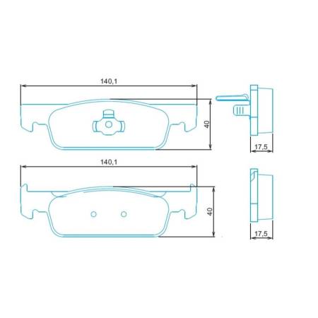 Pastilha De Freio Dianteira Renault Logan 2014/ Jurid Hq2319