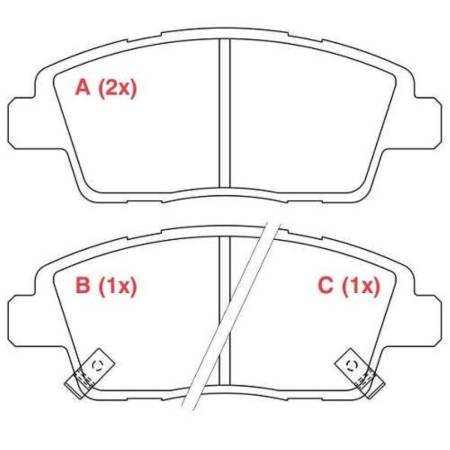 Pastilha Freio Hyundai H20 1.0 12V 2012 Willtec Pw174