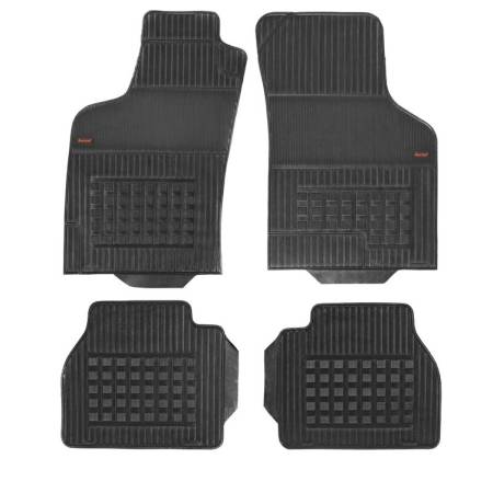 Tapete Borcol Onix/Prisma 01211551 Onix/Prisma 13/ 4Pcs Preto