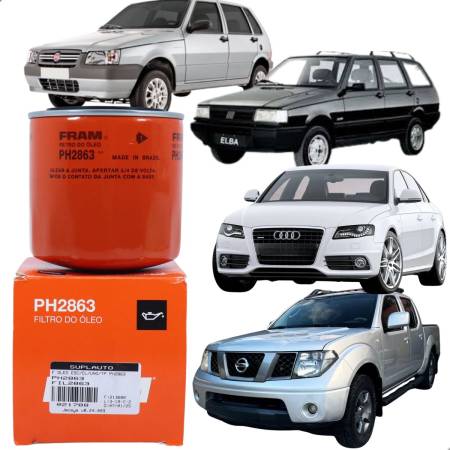 Filtro Oleo Bmw 316 320 Dodge Ram Fiat 147 Tempra Uno Fram Ph2863