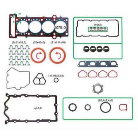 Junta Do Motor Palio Punto Strada 13/ Etorq Evo 1.6 16V Bastos 141088Pkr