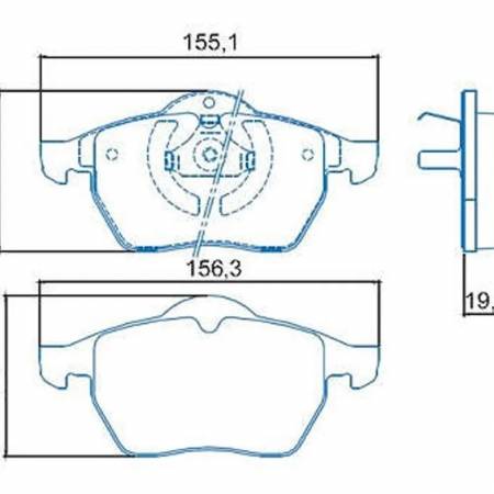 Pastilha De Freio Dianteira Vectra Cd Gls 1996/ Jurid Hq2096