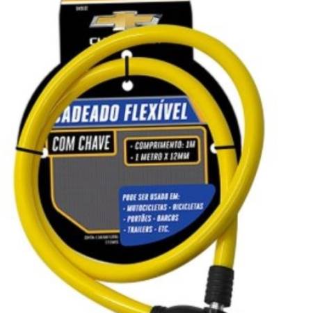 Cadeado Flexivel Gm 12Mmx1M Com 2 Chaves Western Gm9602
