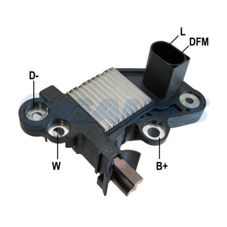 Regulador Voltagem Crossfox Fox Gol Golf Parati Voyage Gauss Ga0343