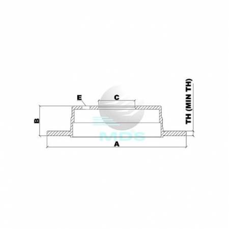 Disco De Freio Jumper Ducato Boxer Mds D680D