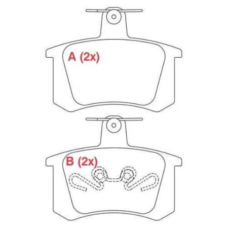 Pastilha Freio Alfa Romeo 164 Audi A4 Cabriolet Fiat Tempra Tipo Willtec Pw528