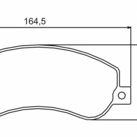 Pastilha De Freio Dianteira Ford Transit Van 2.4 2009/ Jurid Hq2261