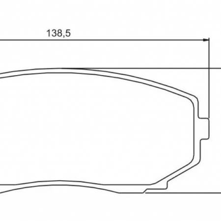 Pastilha Freio Diant Edge V6 Mazda Cx-7 Cx-9 Jurid Hq2254