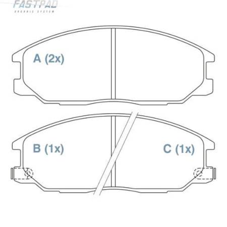 Pastilha Freio Diant Ceramica Santa Fe 2001/ Willtec Fp644