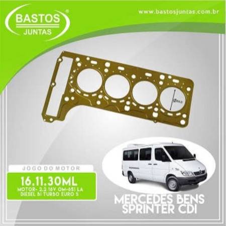 Junta Do Motor Sprinter 311 415 515 2012 Bastos 161130Mlr