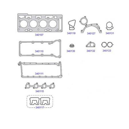 Junta Retifica Fiesta Ka 1.0 8V 1999/ Taranto 340195