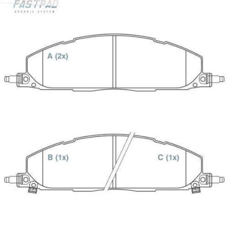 Pastilha De Freio Dodge Ram 09/ 5.9 Willtec Fp763