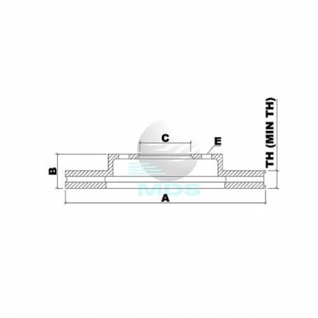 Disco De Freio Xsara Mds D694
