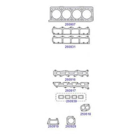 Junta Retifica Palio Siena 16V 1.6 /2000 Taranto 260995
