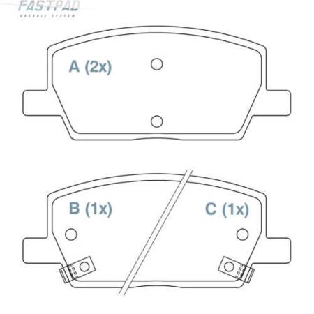 Pastilha Freio Diant Ceramica Tracker 2018/ Willtec Fp998