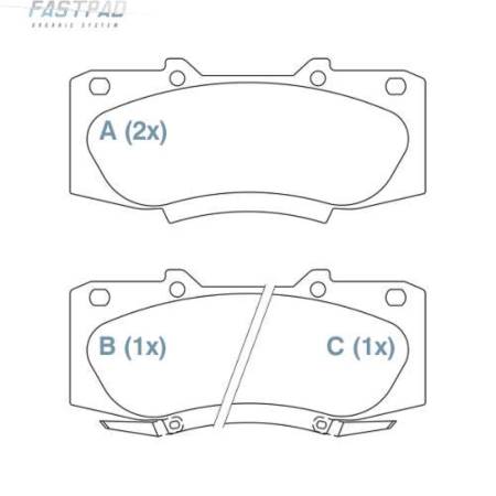 Pastilha Freio Dianteira Ceramica Hilux 2008/ Willtec Fp758