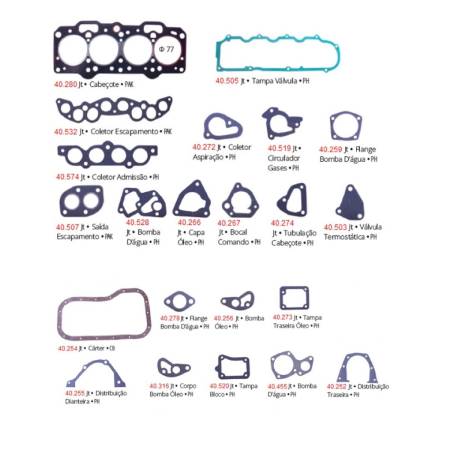 Junta Motor Palio Uno Mille Siena Fiorino Strada 1.0 1.5 8V Fiasa 1996 Em Diante