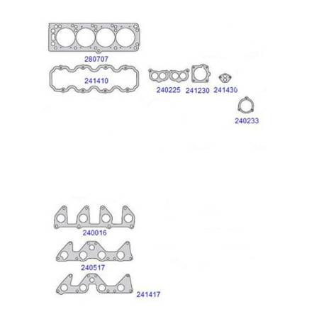Junta Retifica Astra Vectra S10 2.0 2.2 8V 1997/ Taranto 241495