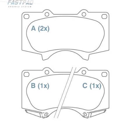 Pastilha Freio Dianteira Ceramica Hilux 2009/ Willtec Fp610