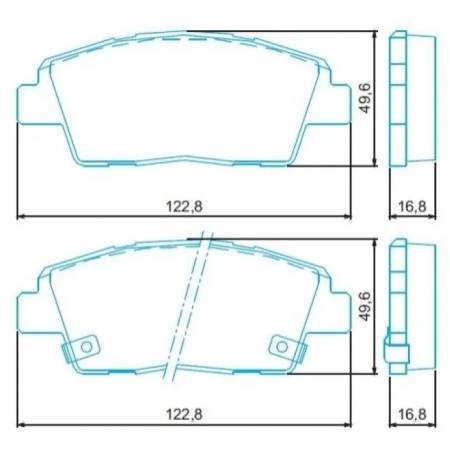 Pastilha De Freio Diant Hb20 Veloster 1.6 12/ Jurid Hq2289A