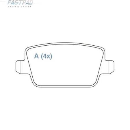 Pastilha De Freio Traseira Mondeo Freelander Willtec Fp727