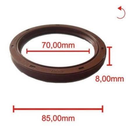 Ret Vir Fiat147/Un81/ T 1142269 Ret Arv Maniv Ft147 43256 80/