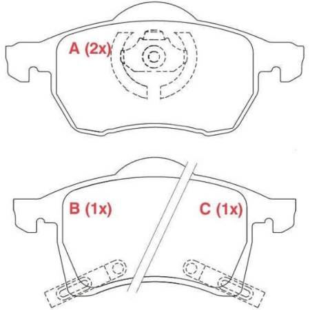Pastilha Freio Gm Astra Meriva Vectra Zafira Troller T4 Tdi Willtec Pw72