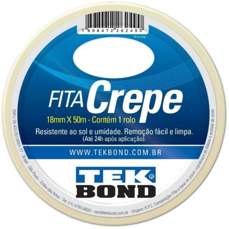 Fita Crepe 18Mm X 50M Tekbond 21111018500
