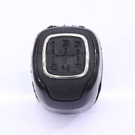 Bola Cambio Preta Aro Cromado Uno Sporting Autoplast Ap1156