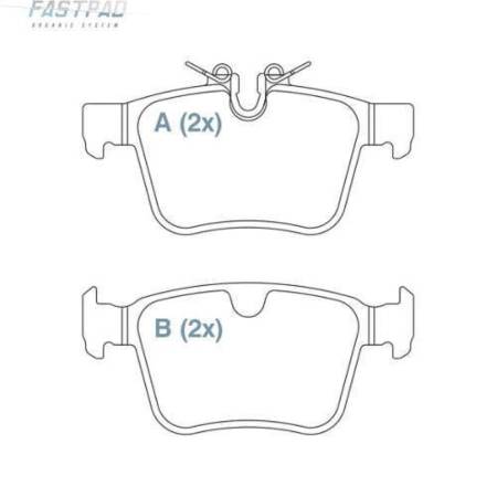 Pastilha De Freio Traseira Fastpad Discovery 15/ Willtec Fp265