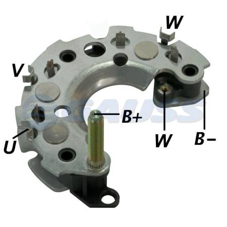 Placa Retificadora Fiat Palio Tempra Punto Marea Lancia Gauss Ga1301