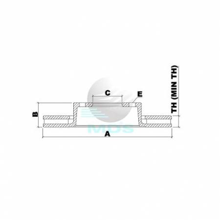 Disco De Freio Xantia Xsara Berlingo Partner Mds D697