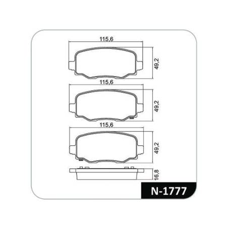 Pastilha Freio Traseira Jeep Compass Renegade Cobreq N1777