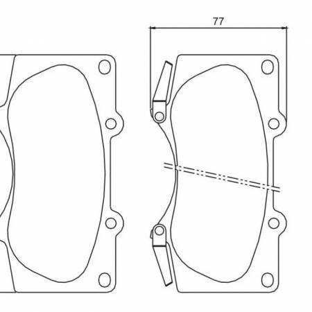 Pastilha De Freio Dianteira Hilux 2005/ Jurid Hq2227A