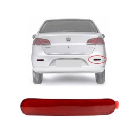 Refletor Parachoque Lado Direito Palio Siena Fiat 46795482
