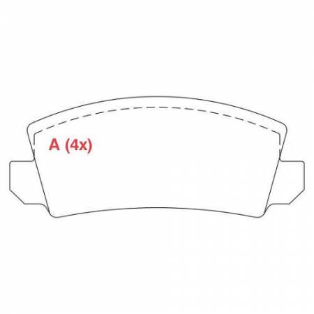 Pastilha Freio Dianteira Belina Corcel 1969/ Willtec Pw10