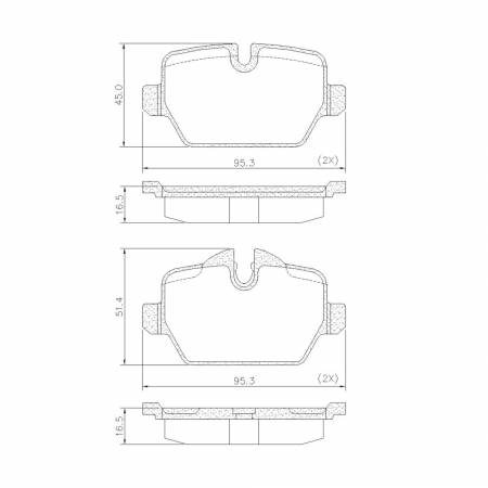 Pastilha Freio Bmw Serie 1 120/130 Mini Cooper Pd1451