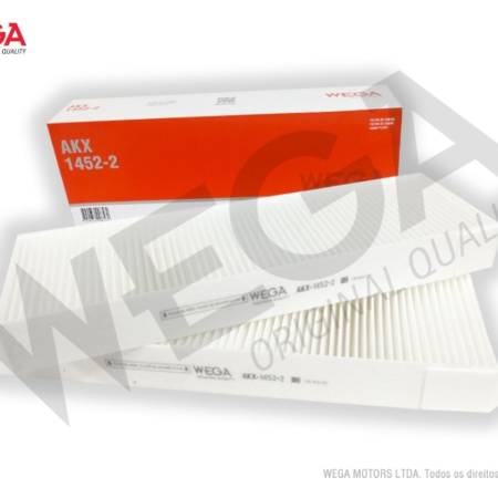 Filtro Cabine Peugeot 208 Flex 1.6 16V 2021/ Wega Akx1452-2
