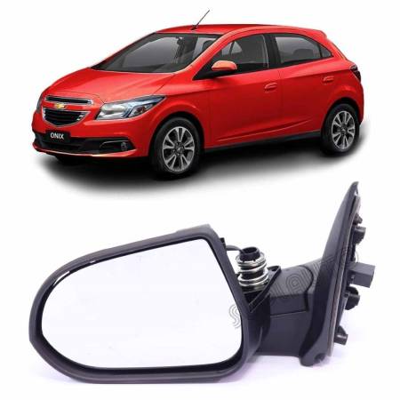 Retrovisor Eletrico Esquerdo Onix 2013 A 2019 Gm 52156269
