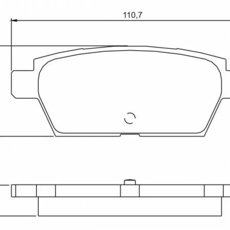 Pastilha De Freio Traseira Ford Fusion 2006/ Jurid Hq2213
