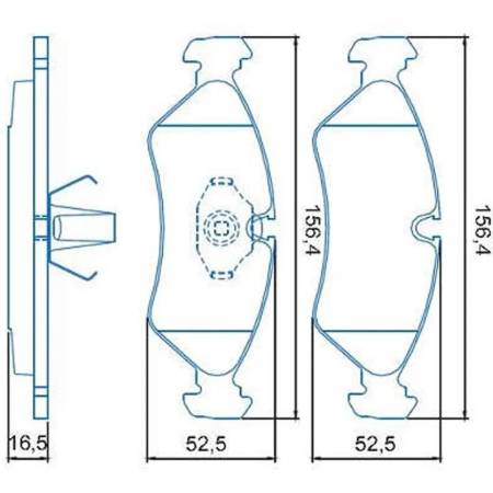 Pastilha De Freio Dianteira Omega Suprema Vectra 1995/ Jurid Hq2132