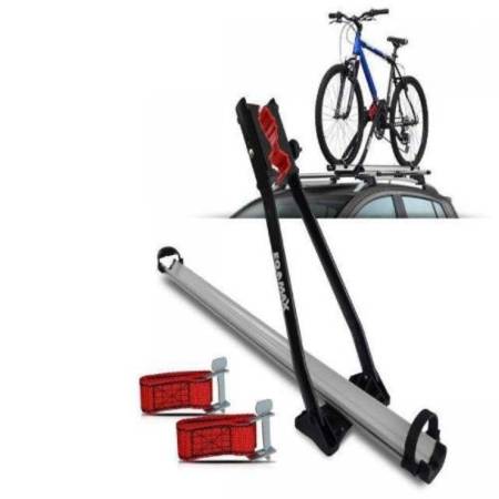 Rack Bike Teto S Aluminio 1240 Cz Bike Teto Aluminio Cinza