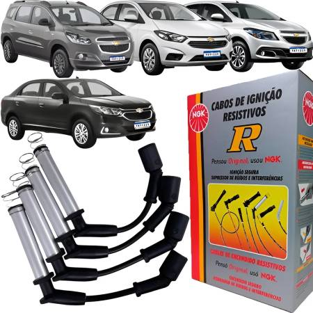 Cabo Vela Ngk Onix 1.0 8V 2017/ Prisma 1.0 2013/ Ngk Scg101