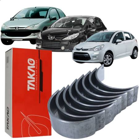 Bronzina Biela 30 Peugeot 206 307 Citroen C3 1.4 Takao Bbpg13/30