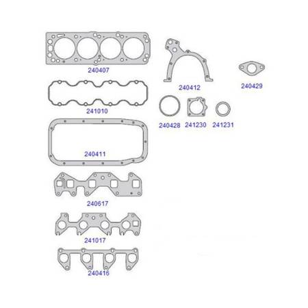 Junta Do Motor Corsa 1.6 8V Mpfi 1999/ Taranto 242300