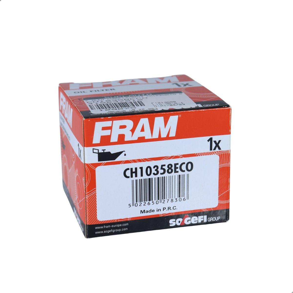Filtro Oleo Toyota Corolla Prius Rav4 10/19 Fram Ch10358Eco