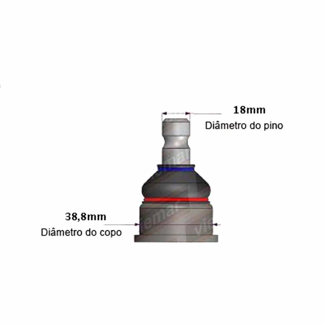Pivo Suspensao Sandero Logan Megane 2006/ Viemar 503425